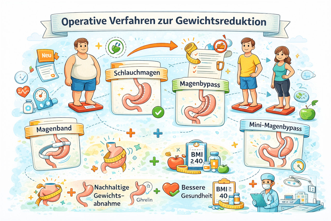 Operative Verfahren zur Gewichtsreduktion