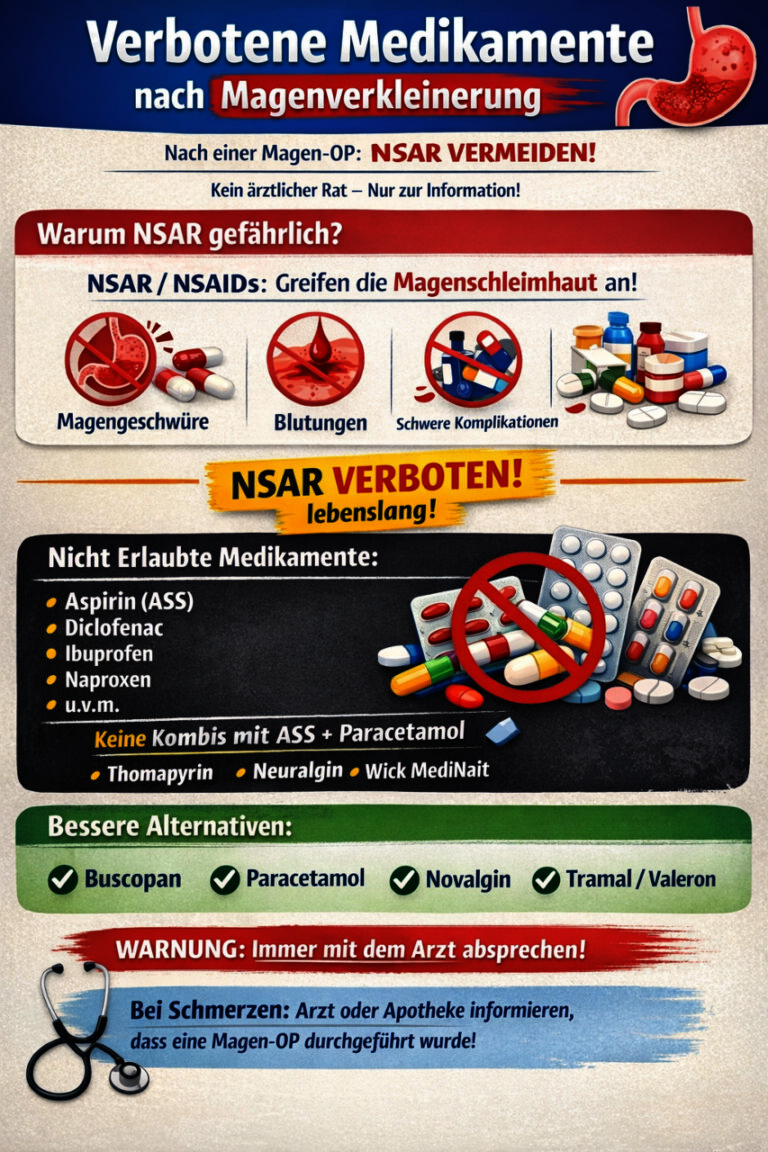 Verbotene und ungeeignete Medikamente
