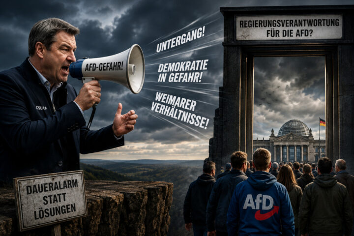 Verfolgungswahn von Markus Söder