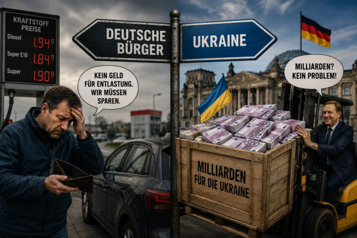 Kein Geld für deutsche Autofahrer? Milliarden für die Ukraine sind plötzlich immer da
