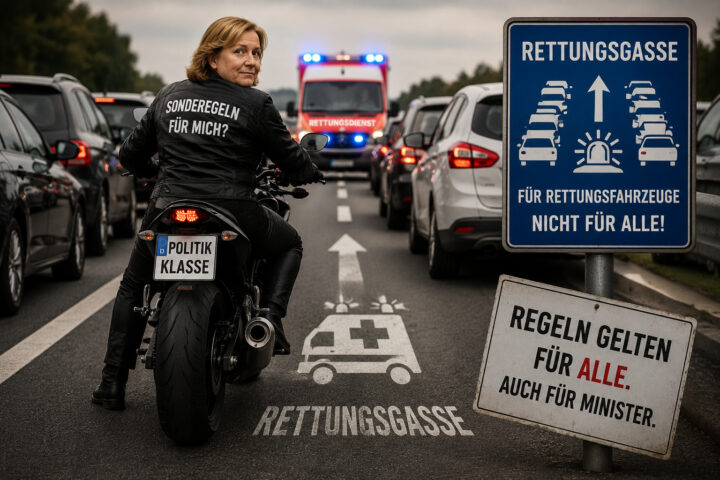 Bärbel Bas und die Rettungsgasse: Wenn Regeln nur für die anderen gelten