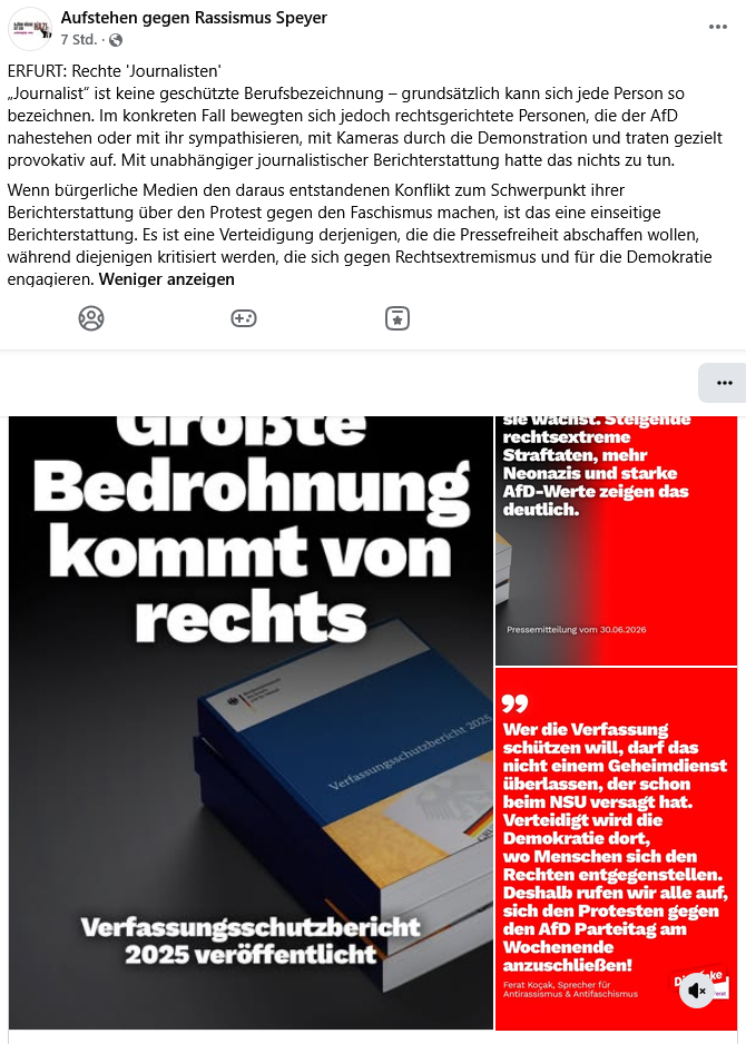 Aufstehen gegen Rassismus Speyer