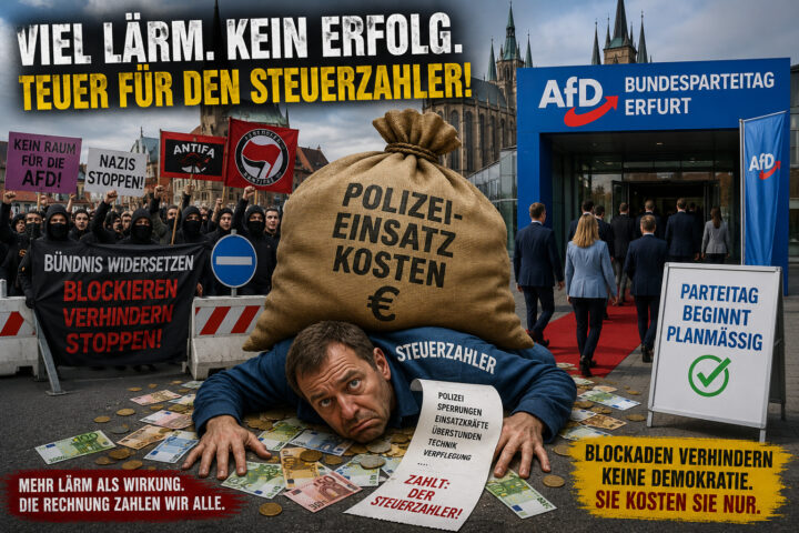 Blockaden für die Galerie