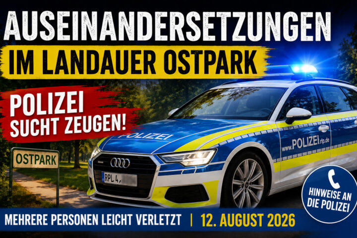 Auseinandersetzungen im Landauer Ostpark – Polizei sucht Zeugen