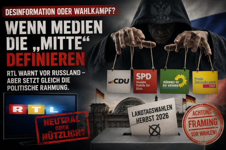 RTL und russische Desinformation: Wenn aus Nachrichten politische Rahmung wird