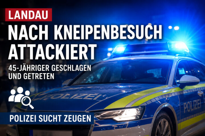 Nach Kneipenbesuch attackiert: 45-Jähriger in Landau geschlagen und getreten
