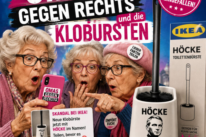 Omas gegen rechts und die Klobürsten: Satire-Song über Fake-News