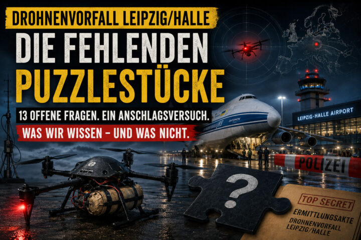 Drohnenvorfall Leipzig/Halle: Die 13 offenen Fragen zum mutmaßlichen Anschlagsversuch