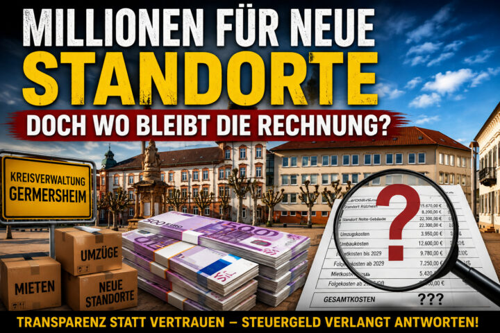 Millionen für neue Verwaltungsstandorte – doch wo bleibt die Wirtschaftlichkeitsrechnung?