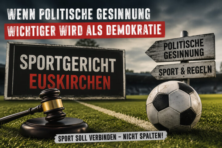 Kreissportgericht Euskirchen: Politische Gesinnung statt demokratischer Toleranz?