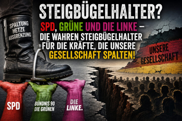Claudia Roth und der Steigbügelhalter-Vorwurf: Spalten SPD, Grüne und Linke die Gesellschaft selbst?