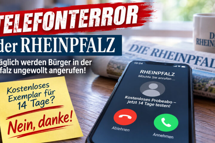 Telefonterror in der Pfalz – Meine täglichen Anrufe von der RHEINPFALZ