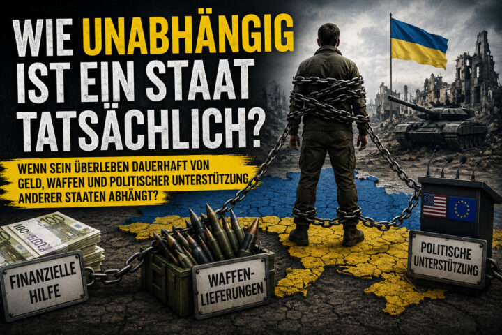 Ukraine unabhängig? Wie abhängig ein Staat von Geld, Waffen und politischer Hilfe wirklich ist