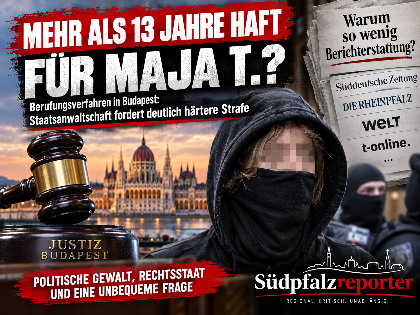 Maja T.: Staatsanwaltschaft fordert mehr als 13 Jahre Haft in Ungarn