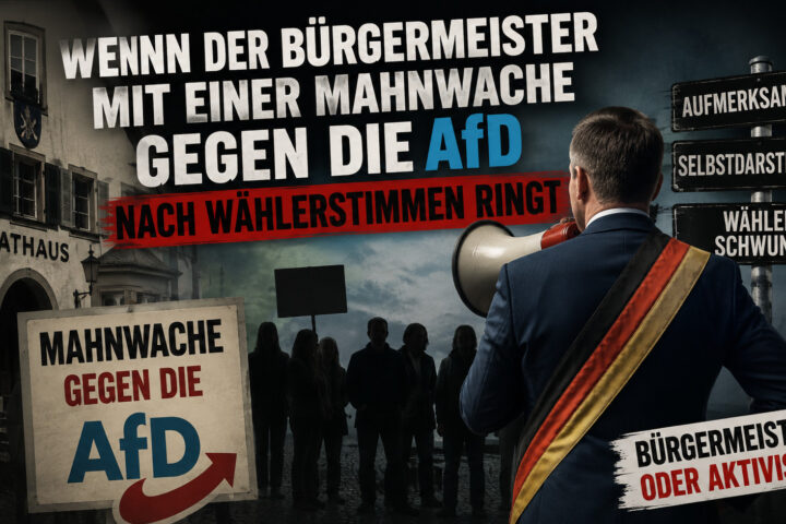 Wenn der Bürgermeister zur Mahnwache ruft