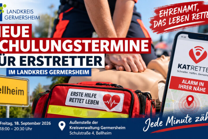 Neue Erstretter-Schulungen im Landkreis Germersheim