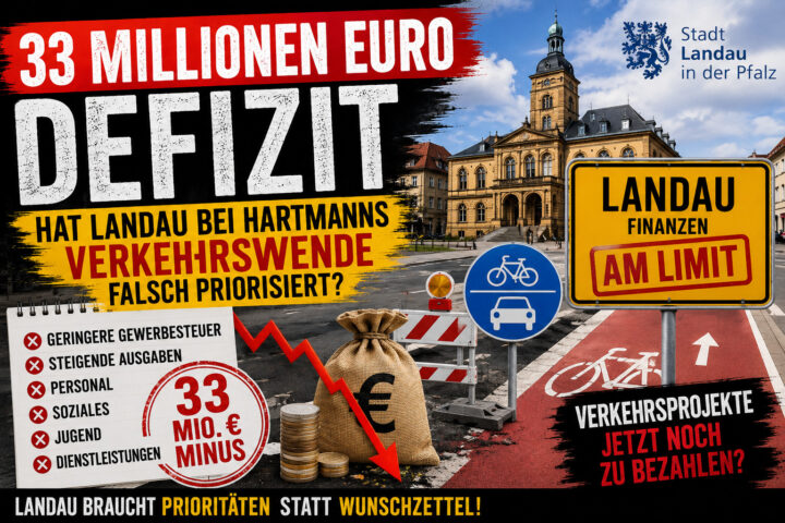 33 Millionen Euro Defizit: Hat Landau falsch priorisiert?