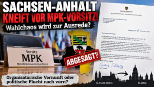 Sachsen-Anhalt gibt MPK-Vorsitz wegen Landtagswahl ab – Sven Schulze bittet Rheinland-Pfalz um neue Lösung
