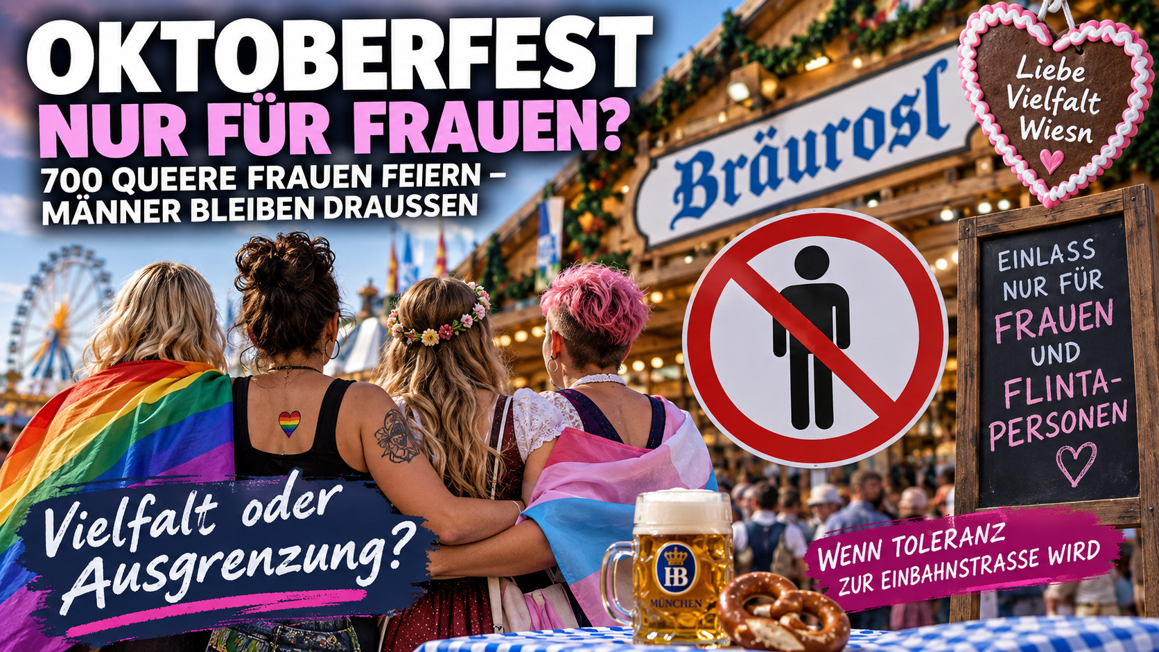 Oktoberfest: Vielfalt mit Einlasskontrolle – wenn Ausgrenzung plötzlich progressiv sein soll