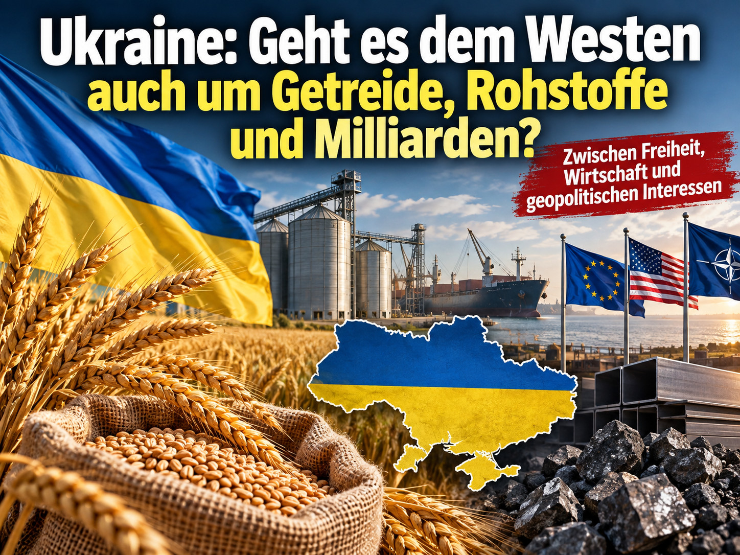 Ukraine: Geht es dem Westen wirklich nur um Freiheit und Sicherheit?